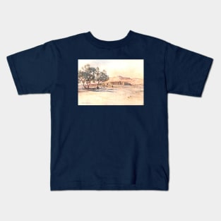 Temple Of Seti I, At Gurna, Thebes in Egypt Kids T-Shirt